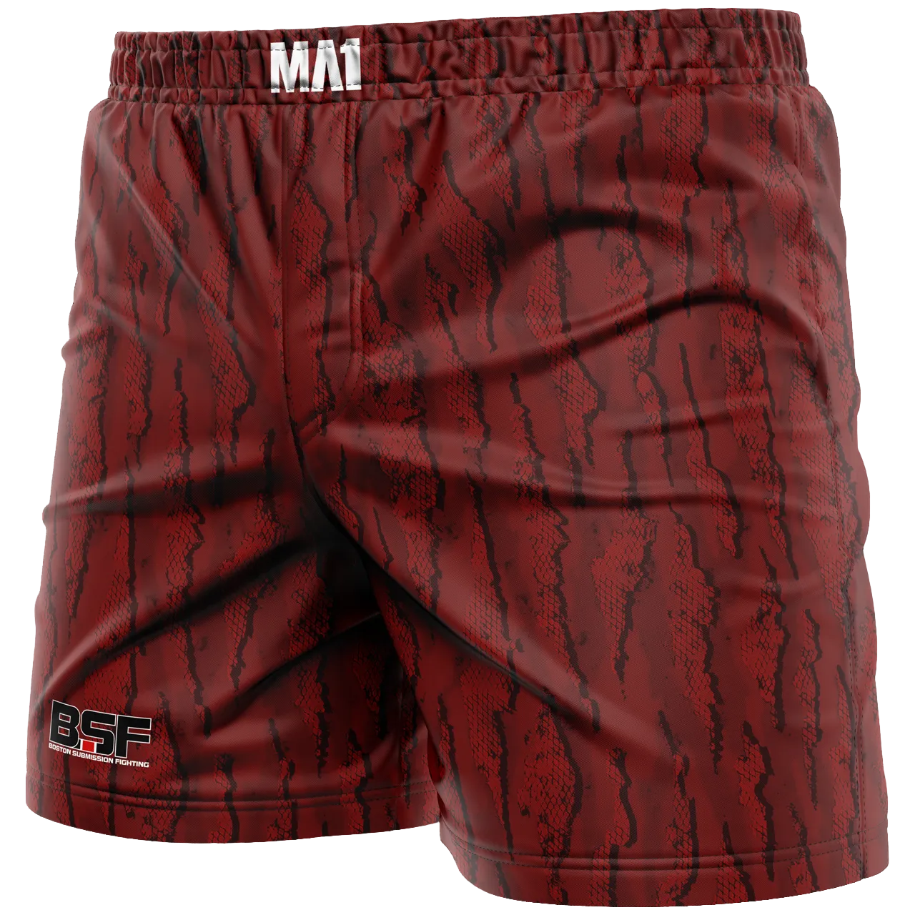 BSF x MA1 Snakeskin Signature Fight Shorts